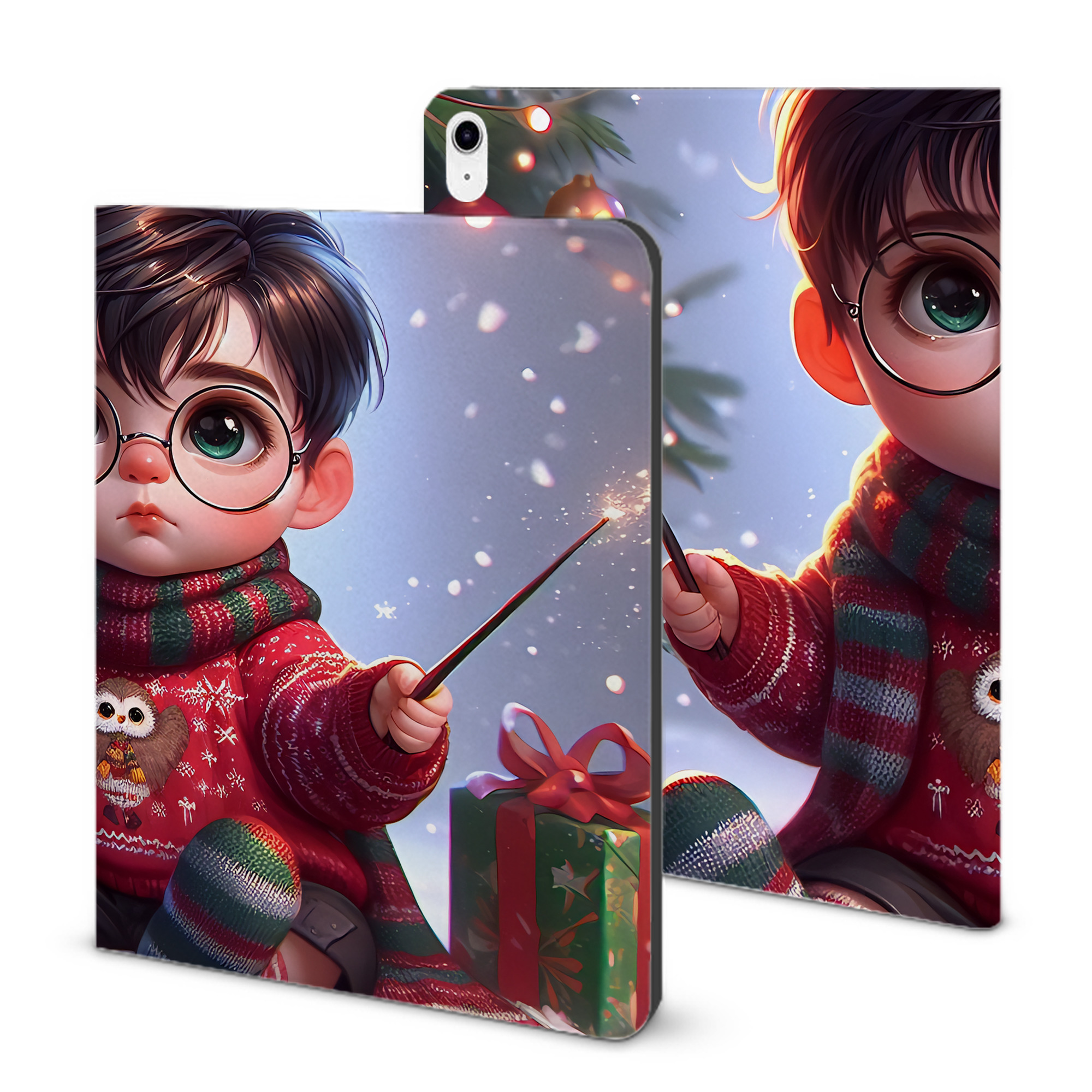 （画像用） Harry Potter ハリー・ポッターシリーズ IPad ケース ブック型 PUレザー TPU 耐衝撃 軽量 薄型 ペン収納なし 全面保護 IPad 各モデル対応